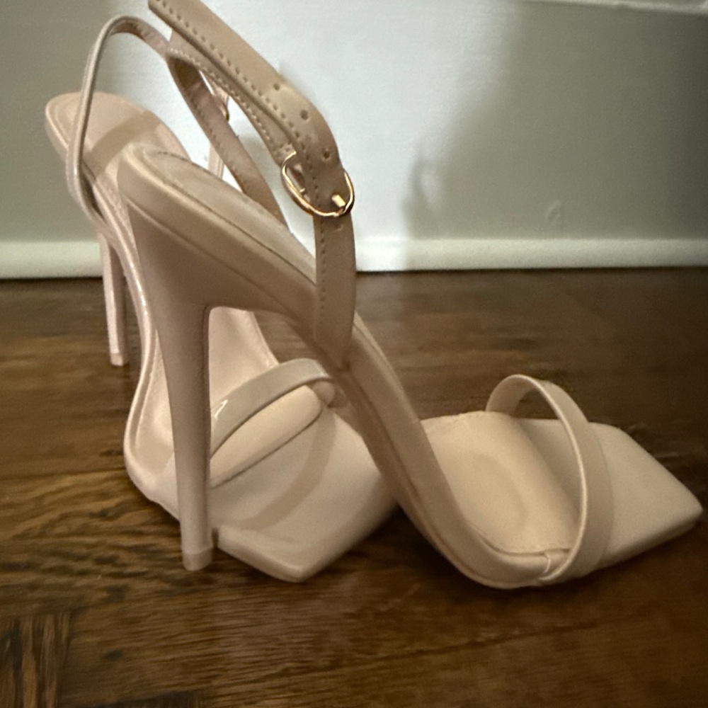 Nude colored stiletto